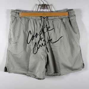 Coochie & Caviar Mesh Athletic Shorts Gray Size XL